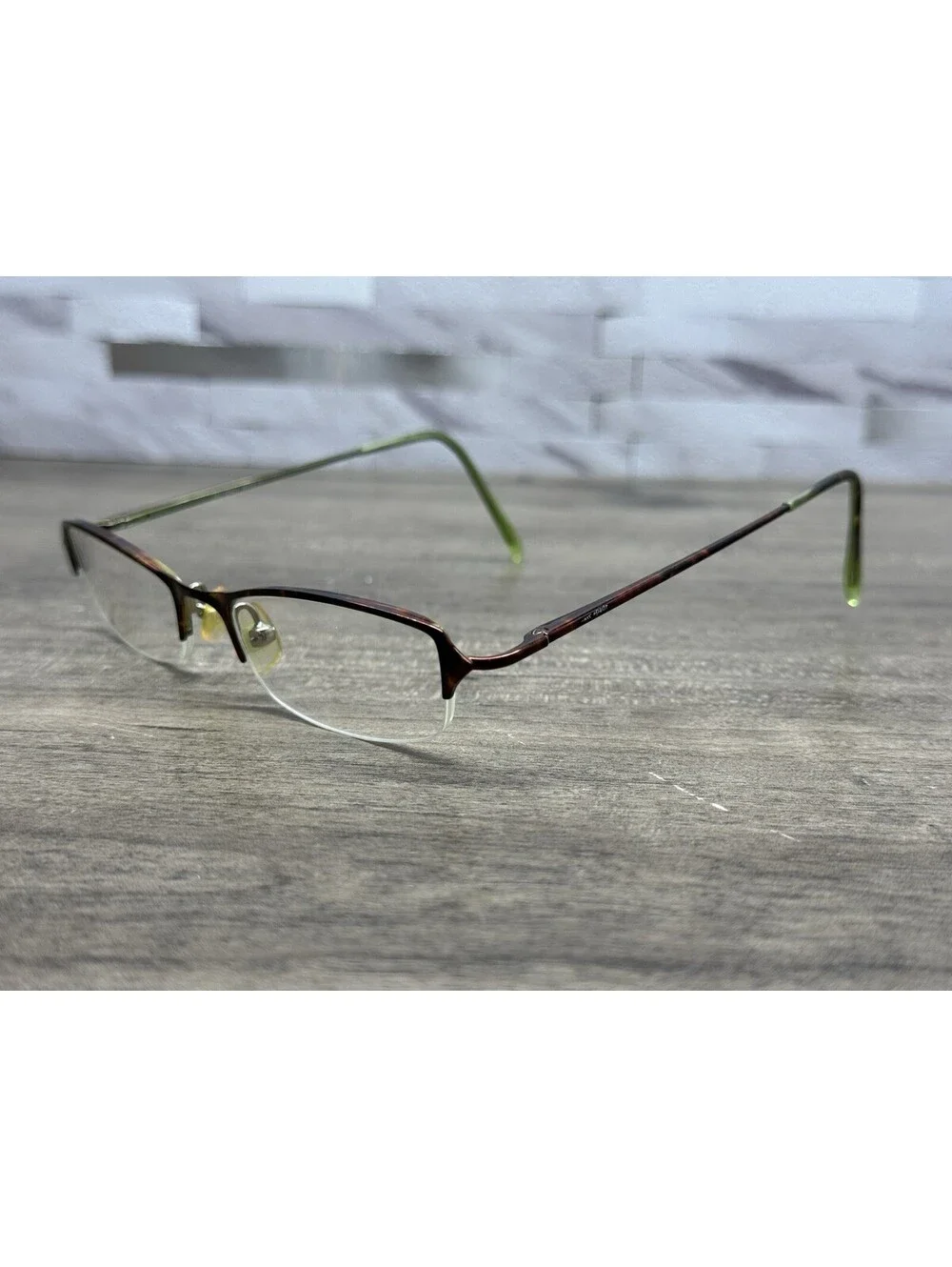 Kate Spade CHELSEA 0RC5 Women's Green Tortoise Half-Rimless Eyeglasses 47-18 130